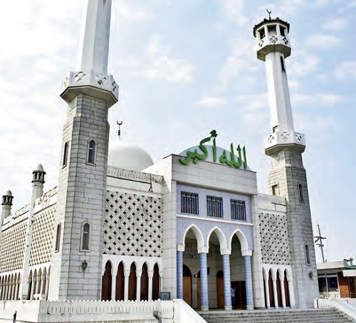 The Seoul Central Mosque in Itaewon, Seoul