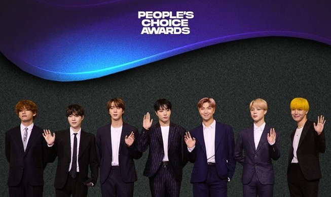 People's Choice Award : BTS remporte le prix du meilleur groupe pour la 3e année consécutive