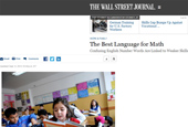 Pour le Wall Street Journal, le coréen l'une des meilleures langues pour les mathématiques