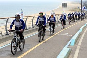 Une nouvelle piste cyclable longe la côte Est