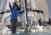 Le navigateur Kim Seung-jin boucle son tour du monde en solitaire et sans escale