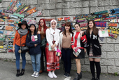 Les lauréats du concours des amoureux de la Corée en visite à Busan