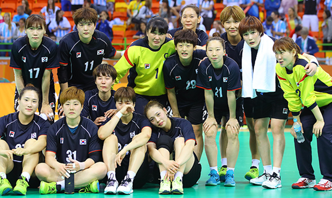 L’équipe féminine coréenne de handball termine son parcours à Rio, sans regret