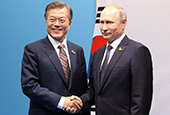 Moon Jae-in à Vladivostok pour le Forum économique oriental 