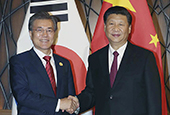 Visite d'Etat du président Moon en Chine