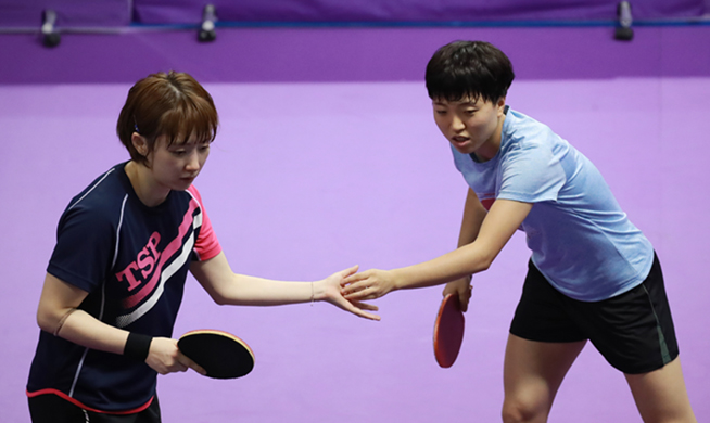 Tennis de table : les deux Corées formeront des équipes unifiées