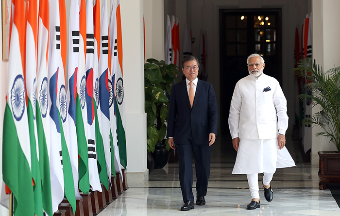 Sommet Corée du Sud – Inde (Juillet 2018)