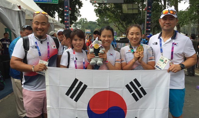 Jeux asiatiques de 2018 : le cyclisme donne la quatrième place à la Corée (J5)