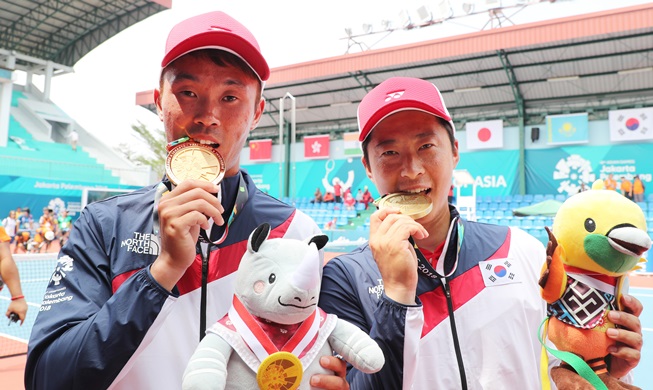 Jeux asiatiques de 2018 : la Corée remporte trois médailles d'or en judo et soft tennis (J12)
