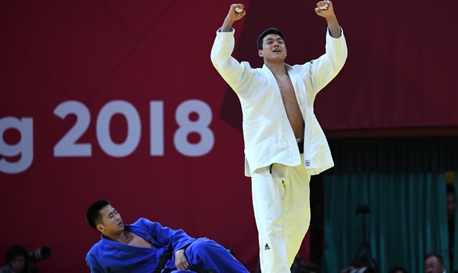 Jeux asiatiques de 2018 : la Corée gagne des médailles d'or en judo (J14)