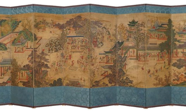 Sa restauration achevée, une peinture sur paravents datant de l’époque Joseon va retourner en Allemagne