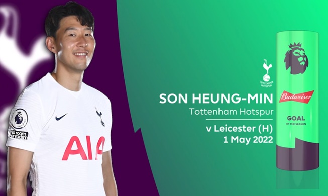 Premier League : Son Heung-min nominé pour le but de la saison