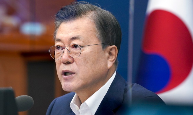 Le président Moon demande au parlement d'approuver le budget supplémentaire de 19 500 milliards de wons