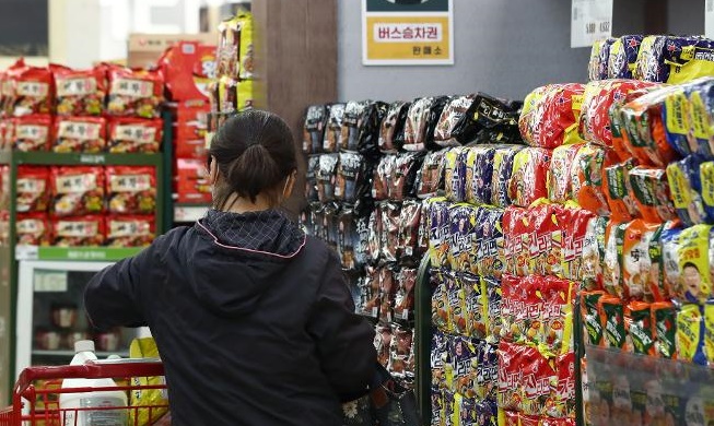 Les nouilles instantanées coréennes enregistrent un record d'exportations au premier trimestre