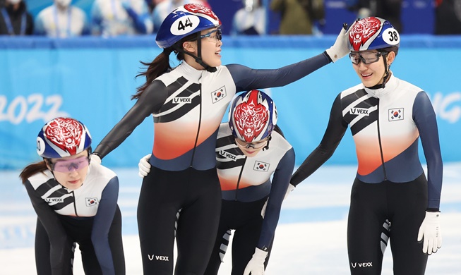 JO d’hiver de Pékin : les Coréennes remportent la médaille d’argent en relais par équipes sur 3 000m en short-track