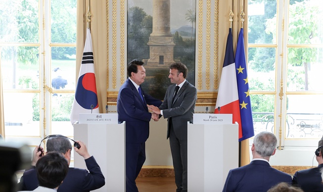 Yoon Suk Yeol : « La France est une amie de longue date de la République de Corée »