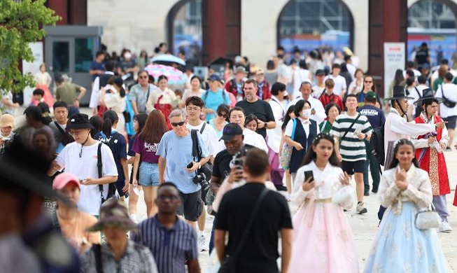Pour la première fois depuis le Covid-19, plus d’un million de touristes étrangers se sont rendus en Corée du Sud