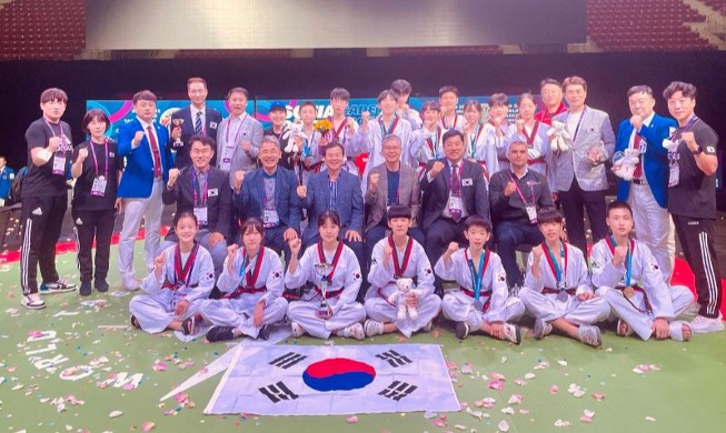 Taekwondo : La Corée réalise sa meilleure performance au championnat du monde cadet