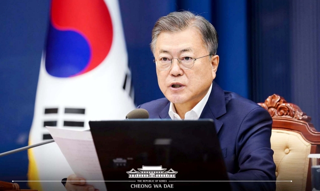 Président Moon : « la Corée peut être la première nation à contrôler le Covid-19 comme une endémie »