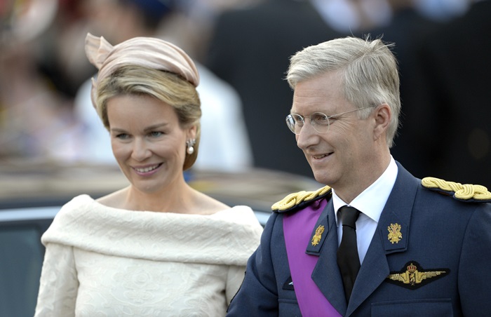 Le roi Philippe de Belgique et la reine Mathilde Ⓒ Yonhap News