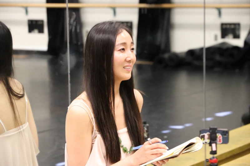 Chuyun Oh, professeure de danse K-pop à l’université d'État de San Diego, aux États-Unis.