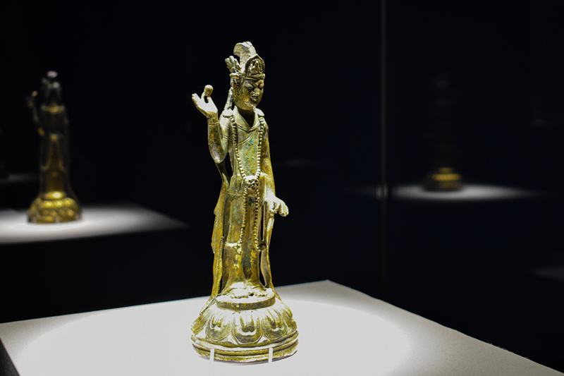 Le bodhisattva Avalokiteshvara du musée national de Buyeo. © Choi Jin-woo / Korea.net