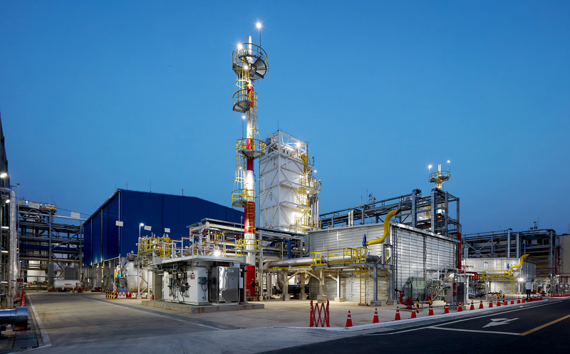 L’usine d’hydrogène liquide d’Incheon lancée le 8 mai 2024. © SK E&S