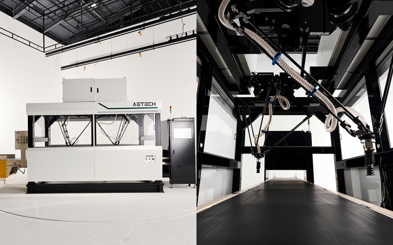 Aperçu de l’intérieur d’Atron, le robot conçu par Aetech. © Aetech
