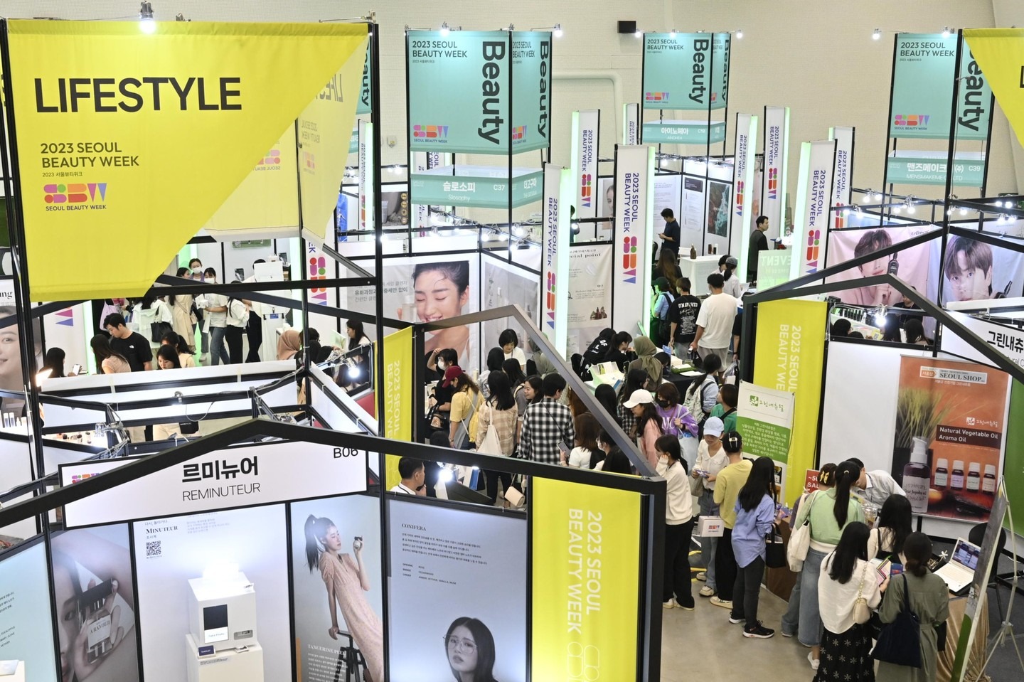 L’édition 2023 de la Seoul Beauty Week s’était déroulée à la Dongdaemun Design Plaza du 21 au 24 septembre 2023. © Compte Facebook de la Seoul Beauty Week