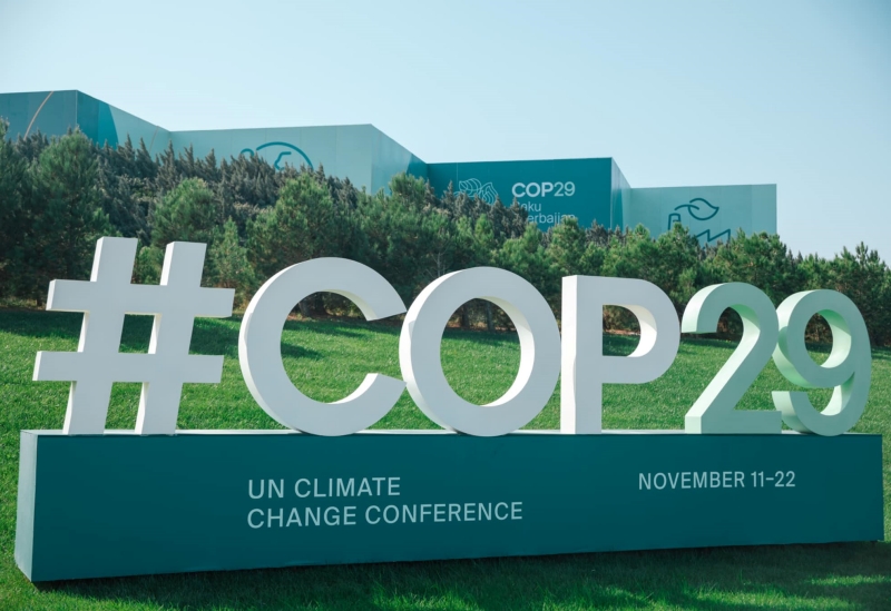 La 29e conférence des parties (COP 29) à la convention-cadre des Nations unies sur les changements climatiques se tient à Bakou, en Azerbaïdjan, du 11 au 22 novembre 2024. © Compte Facebook de la COP 29