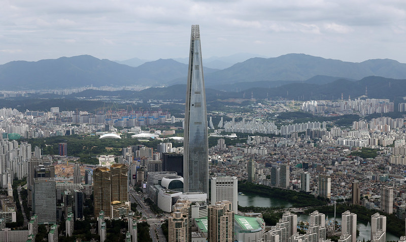 La Lotte World Tower, à Séoul. © Korea.net DB