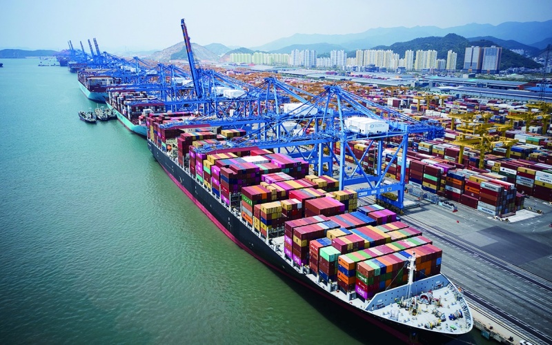 Le nouveau port de Busan. © Compte Facebook de Busan Port Authority