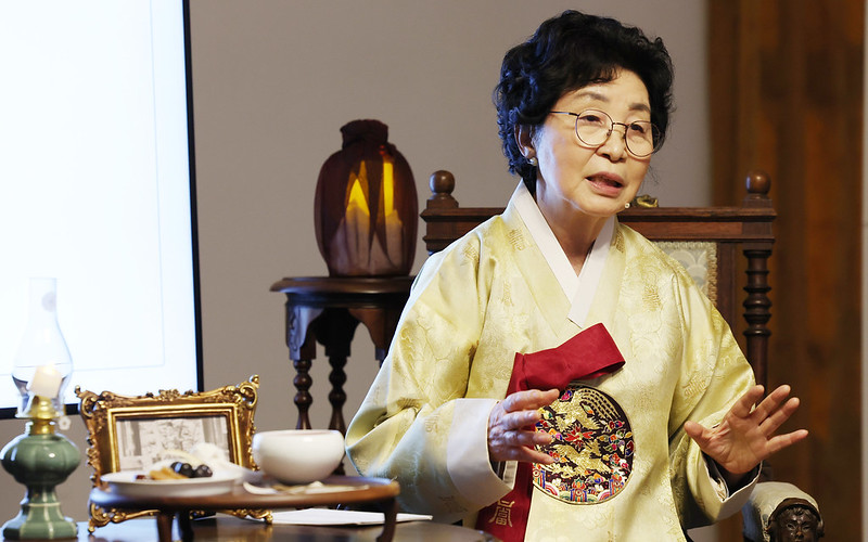 Les plats ont été conçus par la cheffe Han Bokryeo, certifiée détentrice patrimoine culturel immatériel national pour la cuisine royale de la dynastie Joseon (1392-1910). © Lee Jeong Woo / Korea.net