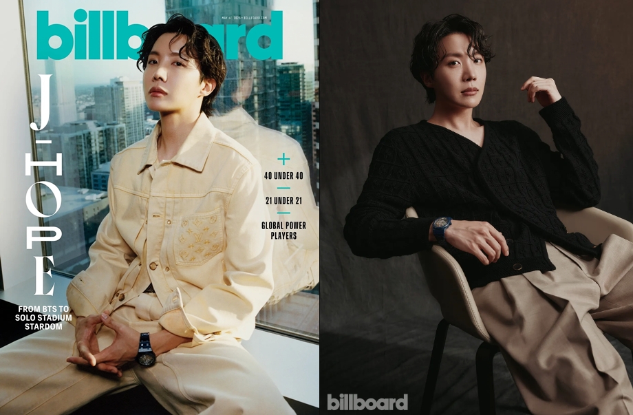 La couverture du magazine musical américain Billboard de mai 2025. © Billboard
