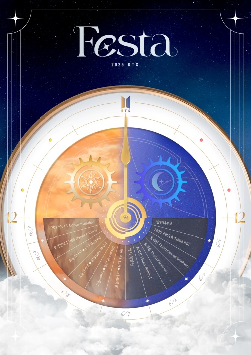 Affiche officielle de la BTS Festa 2025. © Compte X de BTS