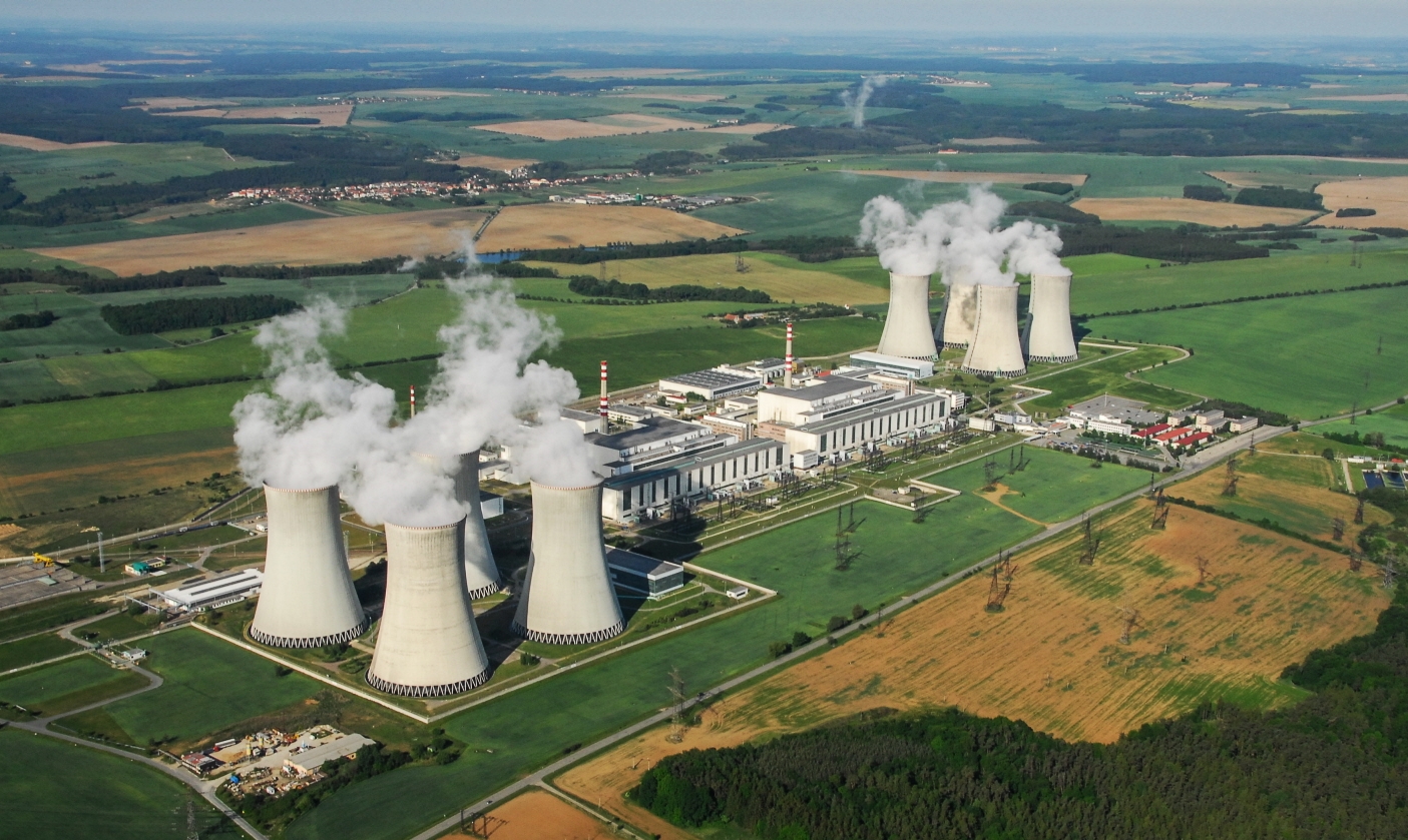 Vue panoramique de la centrale nucléaire de Dukovany, en République tchèque. © Korea Hydro & Nuclear Power Company