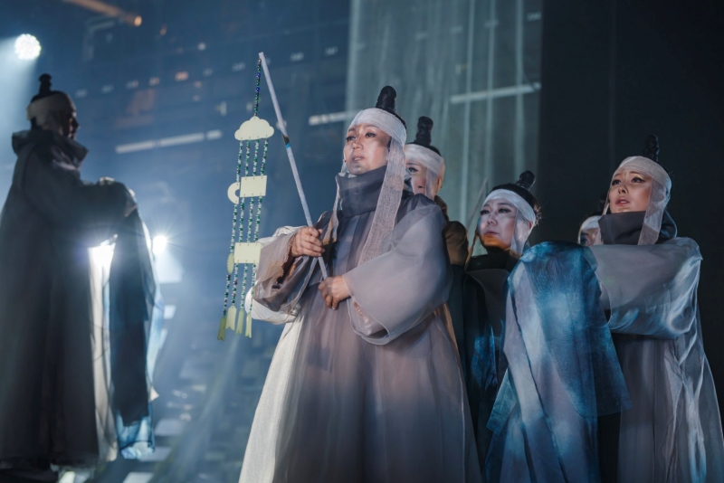 Une scène du spectacle « Boheoja », présenté au théâtre Daloreum du 13 au 20 mars 2025. © Compte X du théâtre national de Corée