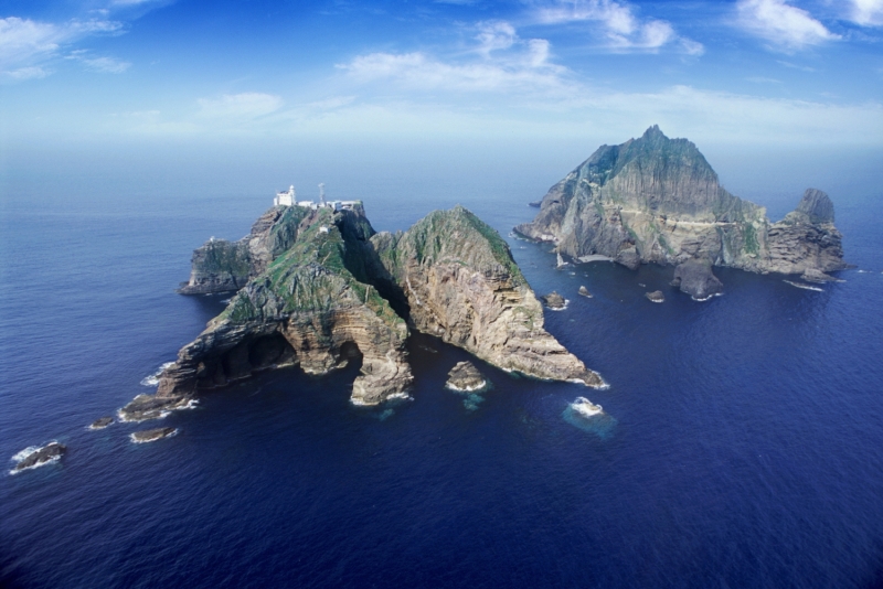 Les îlots Dokdo. © Comté d’Ulleung