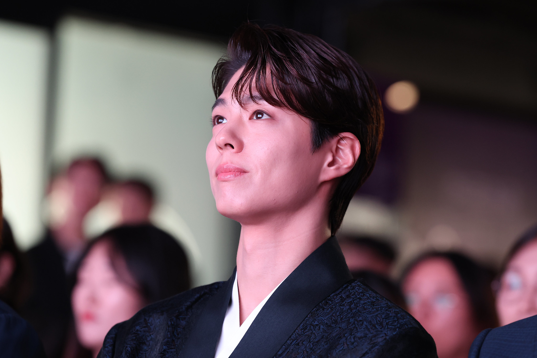 L’acteur Park Bo Gum au SJ Kunsthalle, à Séoul, le 29 juillet 2025. © Lee Jeong Woo / Korea.net