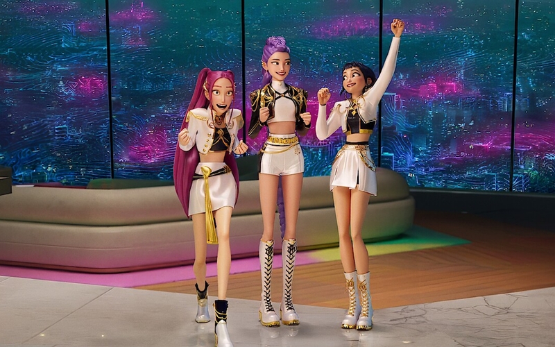 Une scène de « KPop Demon Hunters ». © Netflix