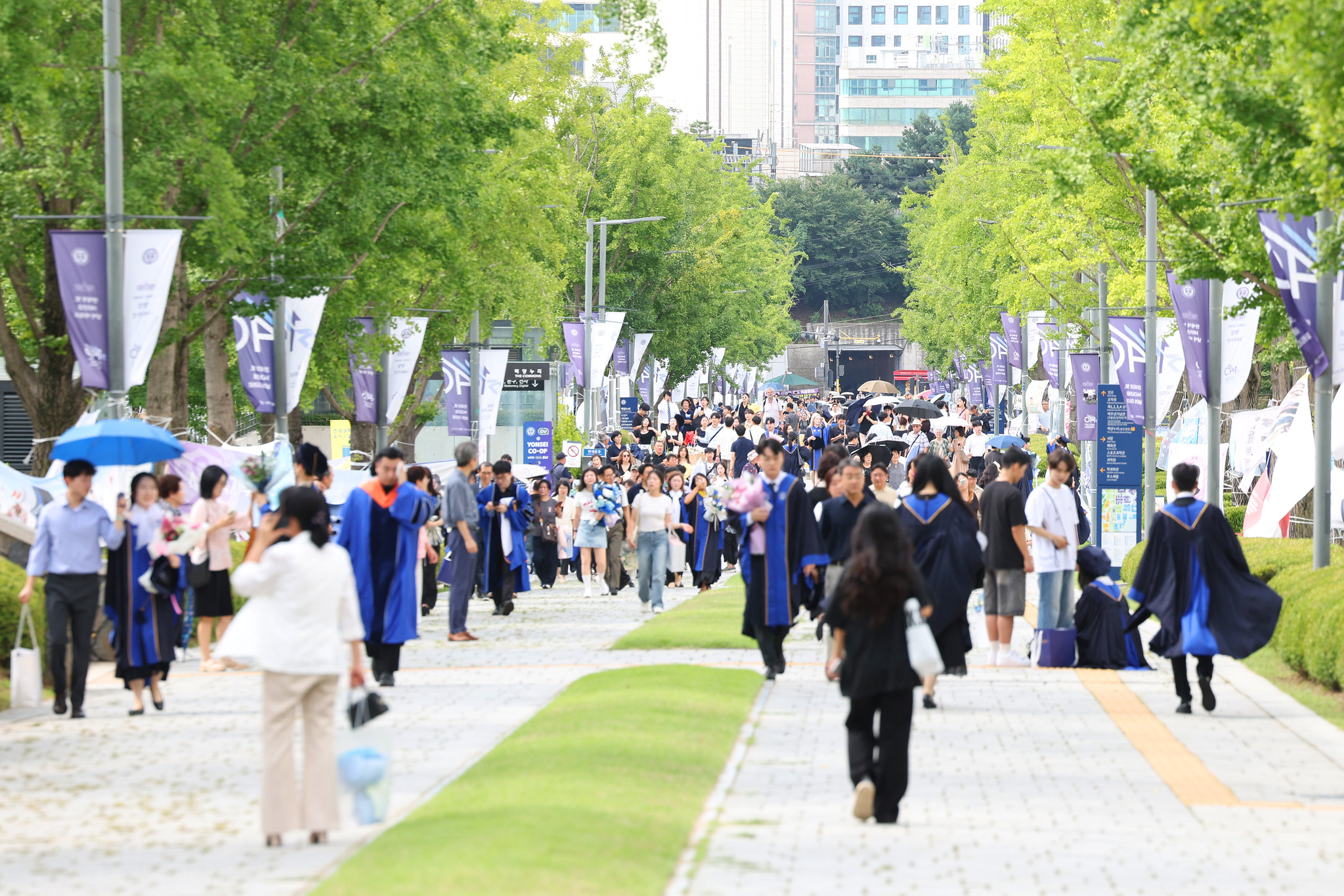 La c&eacute;r&eacute;monie de remise de dipl&ocirc;mes &agrave; l&rsquo;universit&eacute; Yonsei, le 29 ao&ucirc;t 2025. &copy; Lee Jeong Woo / Korea.net