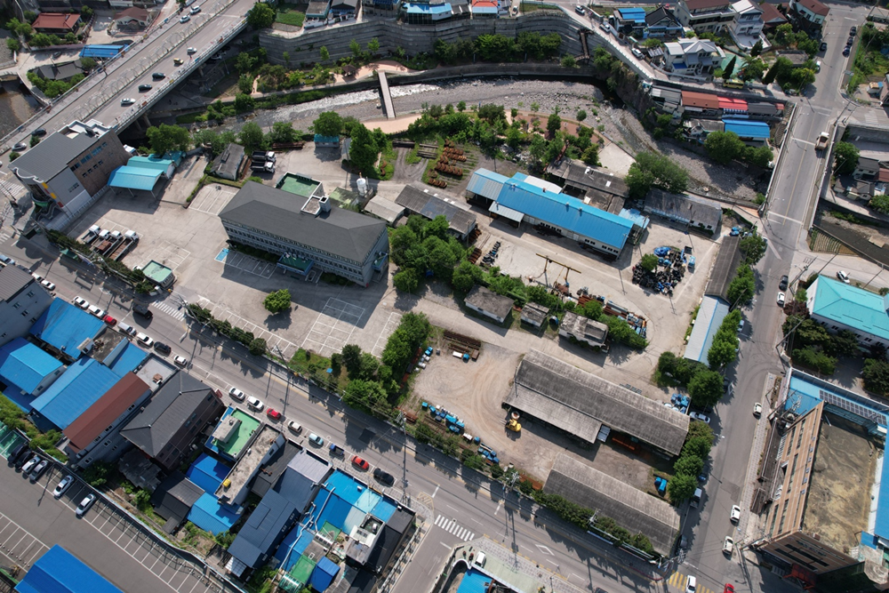 L’actuel site de la mine de Dogye, à Sambcheok. © Ville de Samcheok