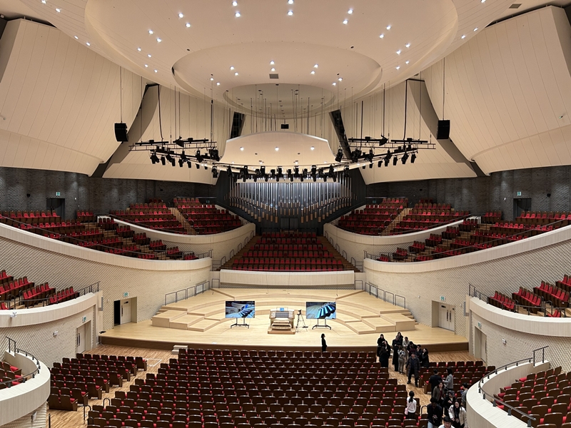 L&rsquo;int&eacute;rieur du Busan Concert Hall. &copy; Margareth Theresia / Korea.net