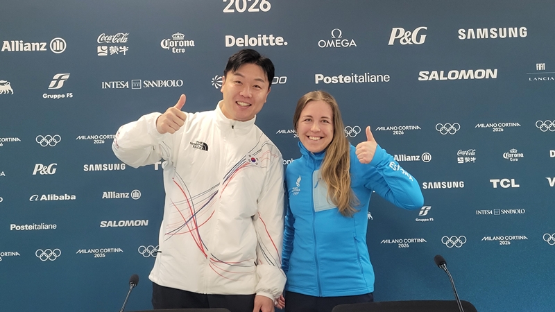 Won Yunjong a &eacute;t&eacute; &eacute;lu &agrave; la Commission des athl&egrave;tes du Comit&eacute; international olympique jusqu&rsquo;en 2034 avec l&rsquo;Estonienne Johanna Taliharm, le 19 f&eacute;vrier 2026. &copy; Comit&eacute; olympique cor&eacute;en