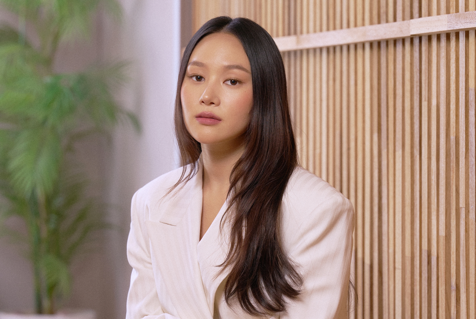 L'actrice Yerin Ha, star de la nouvelle saison de &laquo; Bridgerton &raquo;, pose lors d&rsquo;une conf&eacute;rence de presse &agrave; la Community House Masil de S&eacute;oul, le 4 mars 2026. &copy; Netflix