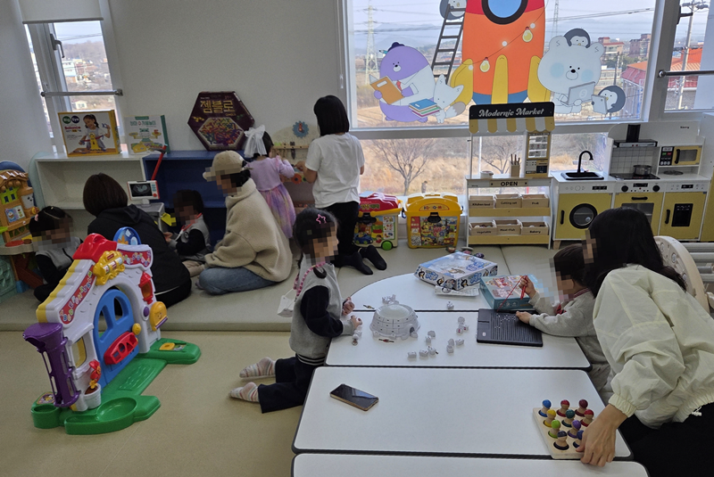 Une garderie partagée à Nonsan, dans le Chungcheongnam-do. © Ville de Nonsan
