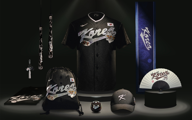 Les produits de la collaboration entre la Korea Baseball Organization et la National Museum Foundation of Korea, sortie l&rsquo;ann&eacute;e derni&egrave;re. &copy; National Museum Foundation of Korea