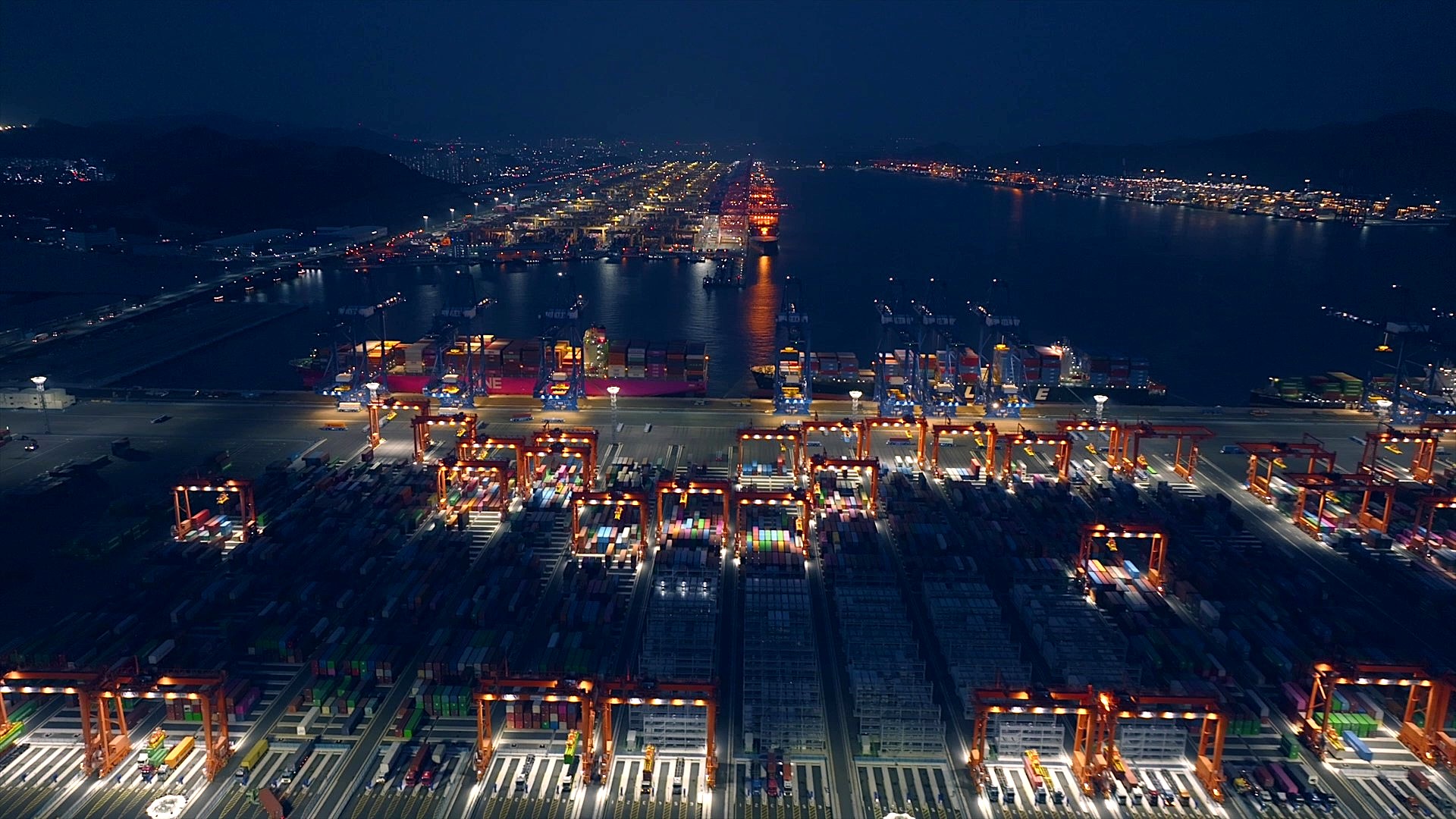 Le nouveau port de Busan. © Dongwon Global Terminal Busan