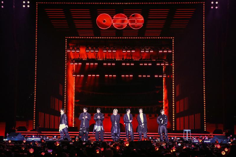 BTS en concert &agrave; S&eacute;oul, le 21 mars 2026. &copy; BigHit Music