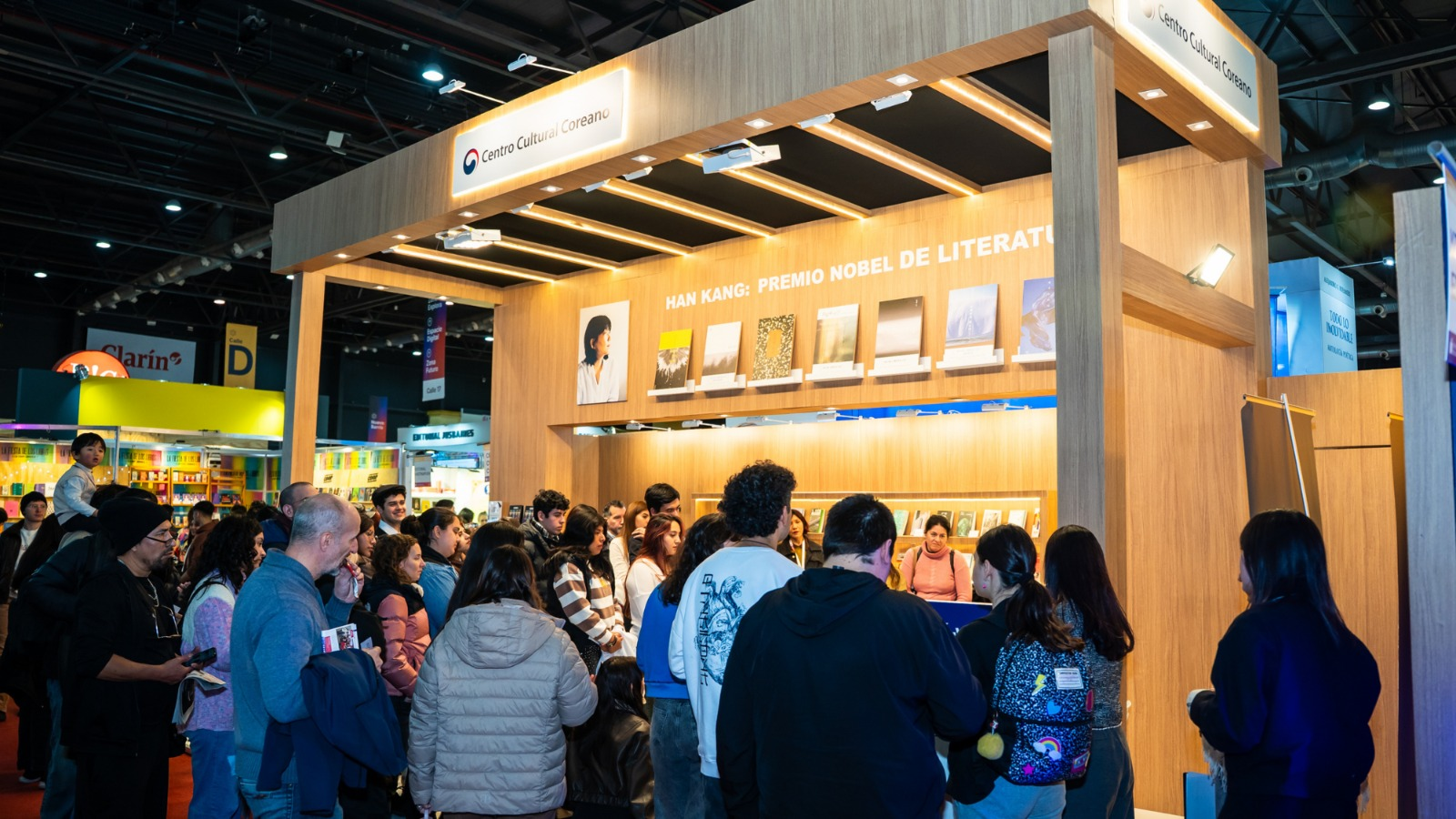 Le stand du centre culturel coréen de Buenos Aires au 50e salon international du livre de Buenos Aires. © Centre culturel coréen de Buenos Aires